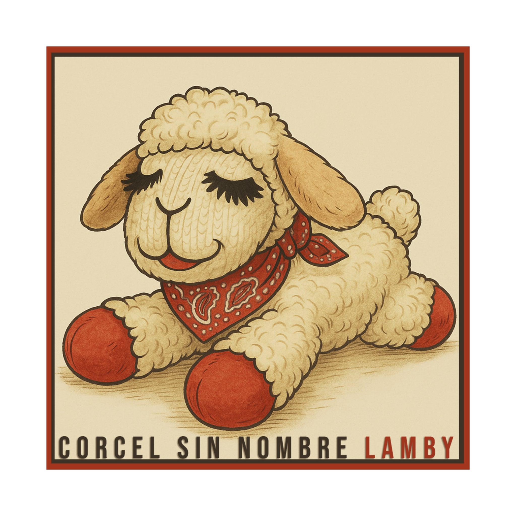 Corcel Sin Nombre - Lamby Official Art Poster (Short Album Series - Track 6)