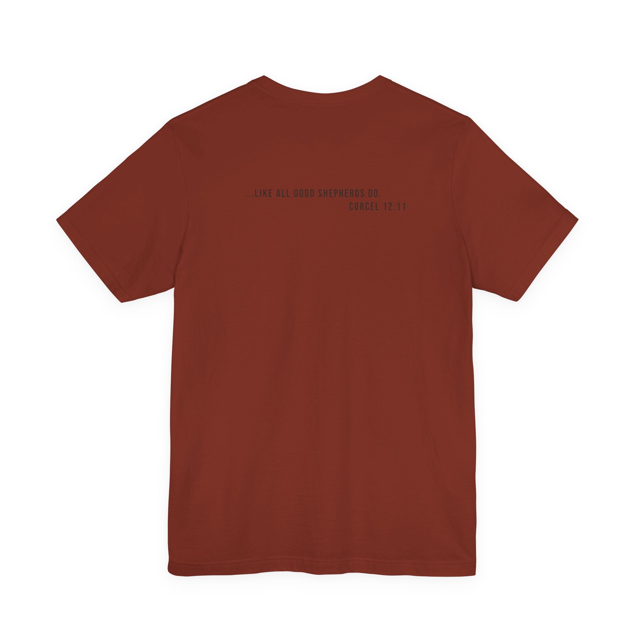 Corcel Sin Nombre | German Shepherd Portrait Tee | Dog Memorial Shirt with Sunset Photo