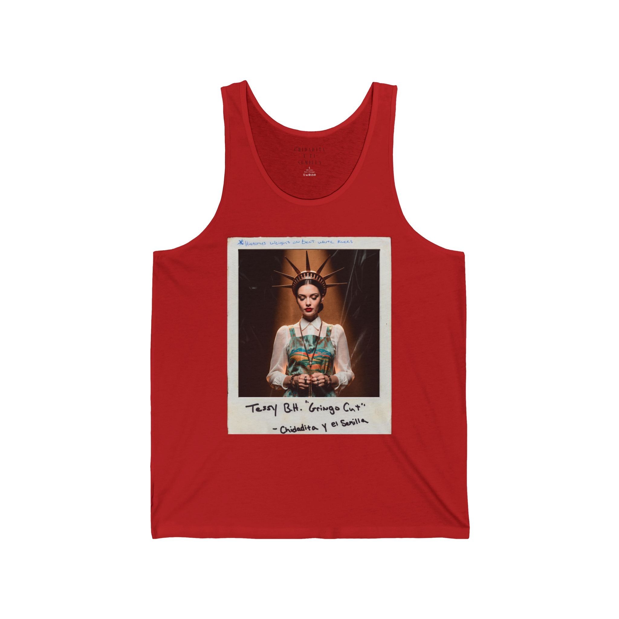 CHIDADITA Y EL SEMILLA | Tessy B.H. (Gringo Cut) Polaroid Graphic Tank Top