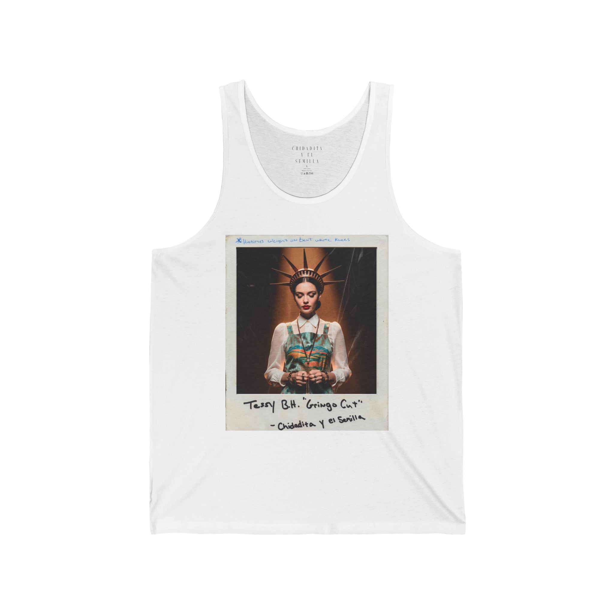 CHIDADITA Y EL SEMILLA | Tessy B.H. (Gringo Cut) Polaroid Graphic Tank Top