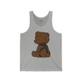 ZAPATEKNO Bearback Tank Top | Naughty Leather Teddy Graphic Unisex Jersey Tank